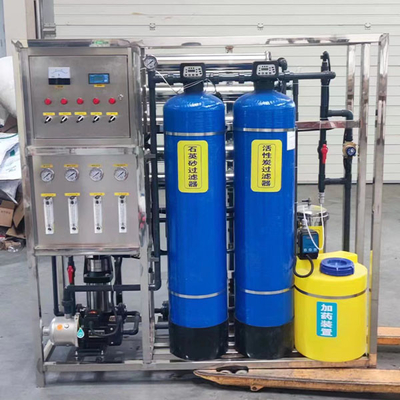 PVC 0,5 tonnellate di apparecchiature di osmosi inversa a due fasi per impianti di imbottigliamento di acqua potabile