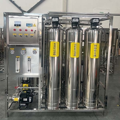 0.25T Tre serbatoi di impianti di osmosi inversa in acciaio inossidabile a uno stadio