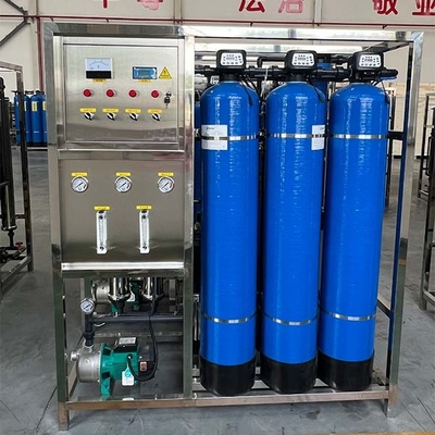 0.5 tonnellate Tre serbatoi impianto di osmosi inversa per per trattamento del desalinizzazione dell'acqua di mare