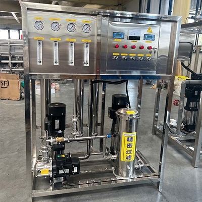 0.25T 40C Macchina per il trattamento dell'acqua 2TPH con due fasi di trattamento dell'acqua per osmosi inversa