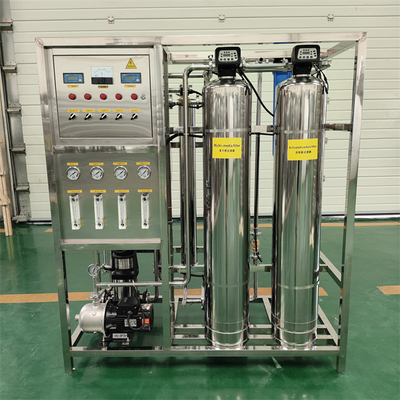 0.25 tonnellate 2 bottiglie RO Osmosi inversa filtri per il trattamento dell'acqua Purificazione macchina in custodia di legno