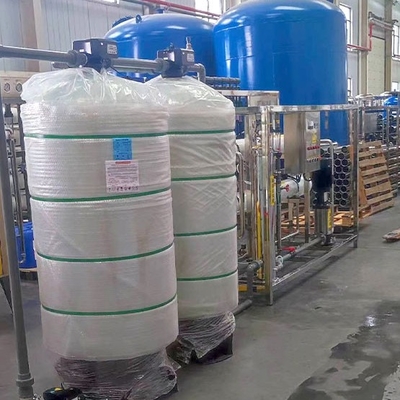 4T Trattamento dell'acqua a uno stadio Equipaggiamento di produzione di acqua pura a osmosi inversa certificato CE