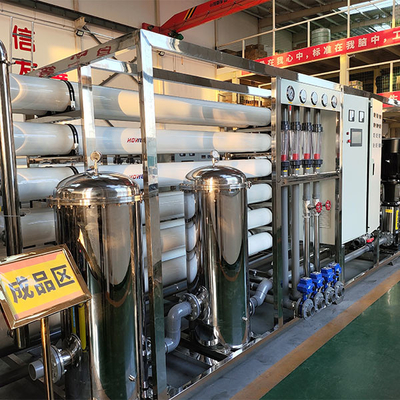 Risparmio energetico di 30 tonnellate/ora Sistema di trattamento dell'acqua a osmosi inversa a doppio stadio - Soluzione di acqua purificata di grado industriale