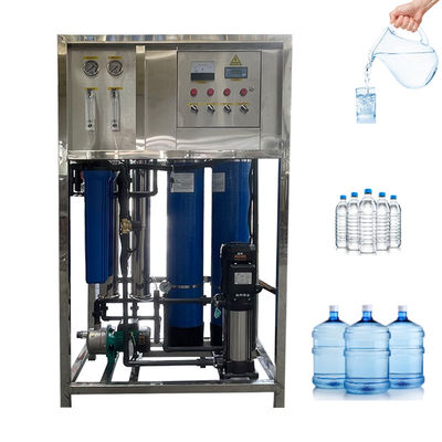 0.5 tonnellate attrezzature per il trattamento dell'acqua mediante osmosi inversa con sistema di pretrattamento